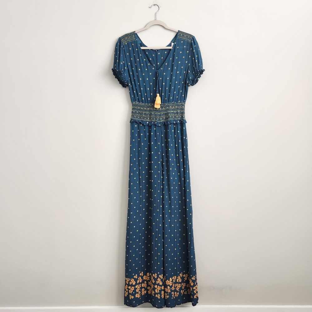 Farm Rio X Anthropologie Rosewood Jumpsuit - Size S